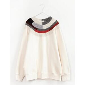 Mosaic Knit Sweater by Correll Correll Size‎ Medium